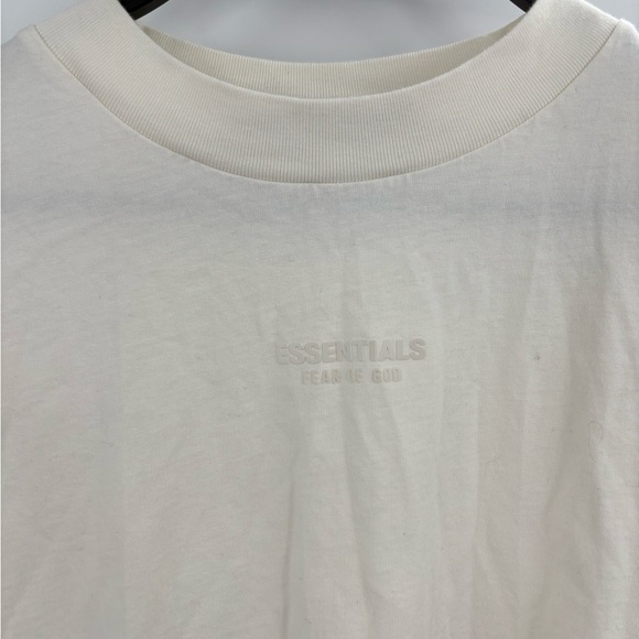 Fog Essentials Fear Of God White Oversize Long Sleeve Tee T-shirt Size medium - Picture 5 of 16